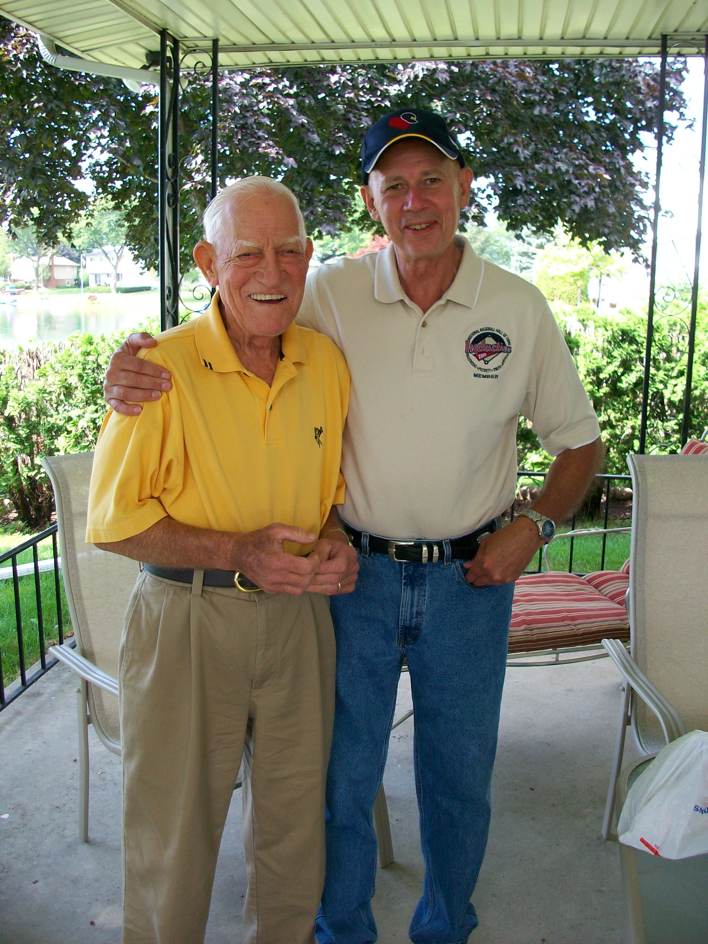 Sparky Anderson and Dan Ewald
