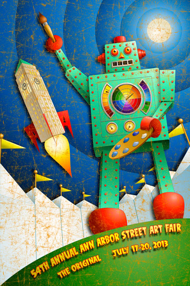 Geoffrey Harris art fair poster (credit: artfair.org)