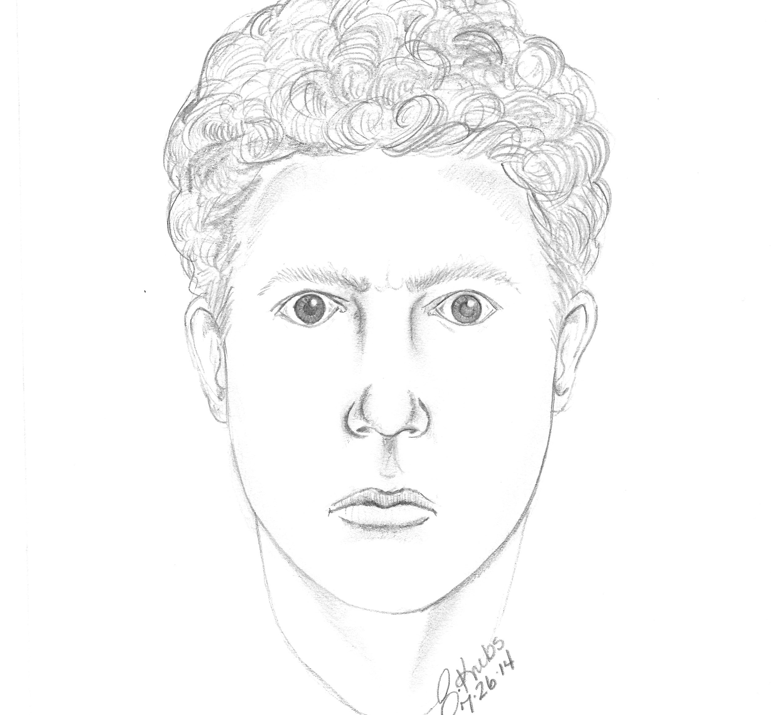 Police are asking for help locating the man in this composite sketch. (Armada Police)