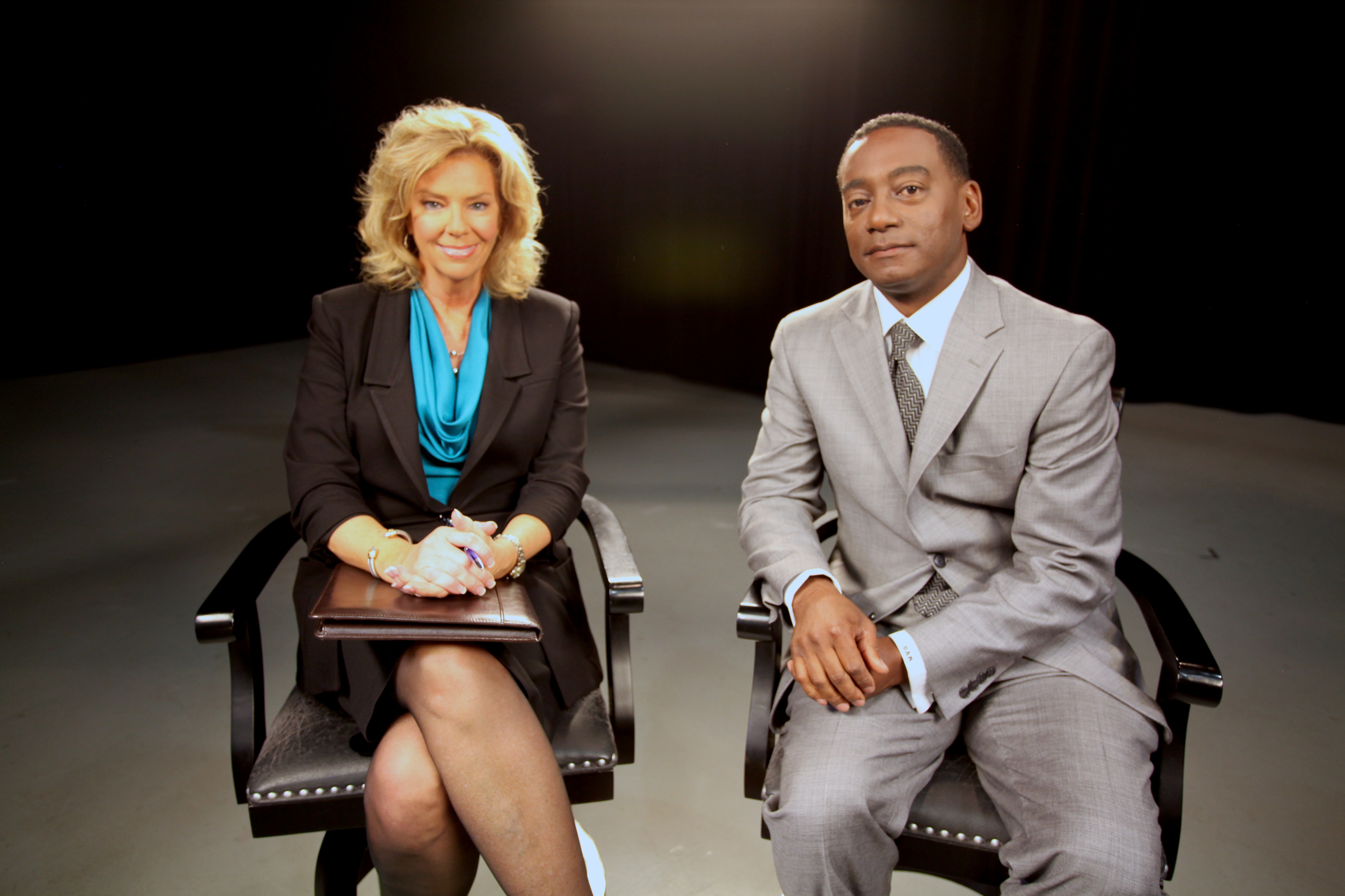 Derrick Miller poses for a photo at the WWJ-TV studio during a "Michigan Matters" exclusive interview. (credit: CBS 62)