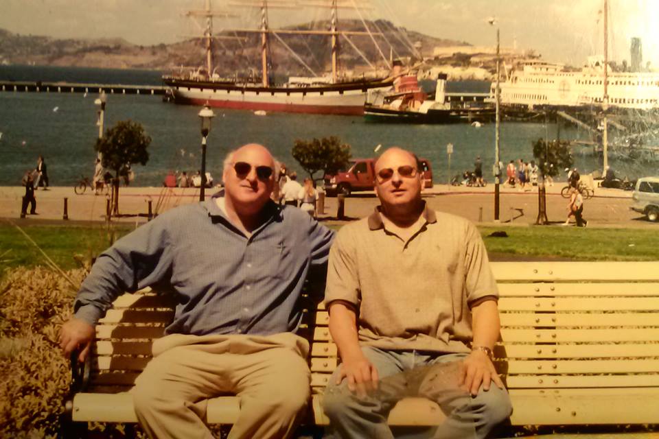 Dan's Uncle Ronnie Leach (left). (Photo: Dan Leach)
