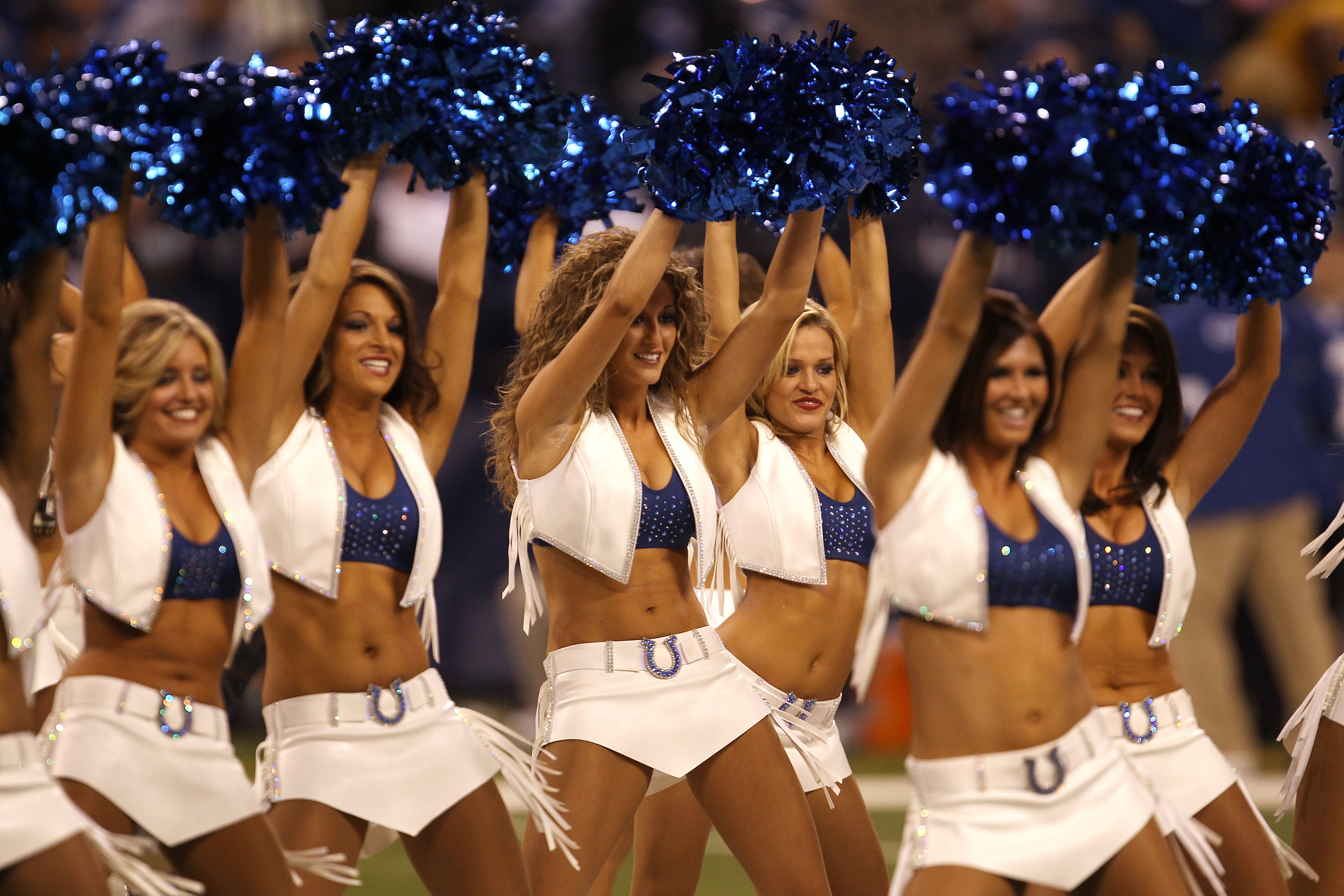 Colts Cheerleader Fired For Going Nude.