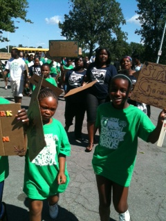 Children Rally To Save Detroit Water Park