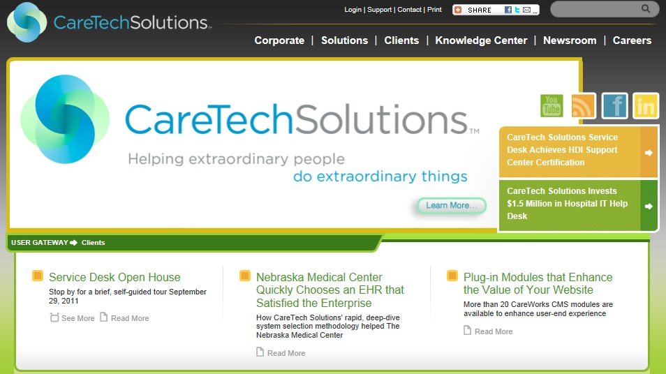 Caretech Solutions Invests 1 5 Million In Hospital It Help Desk