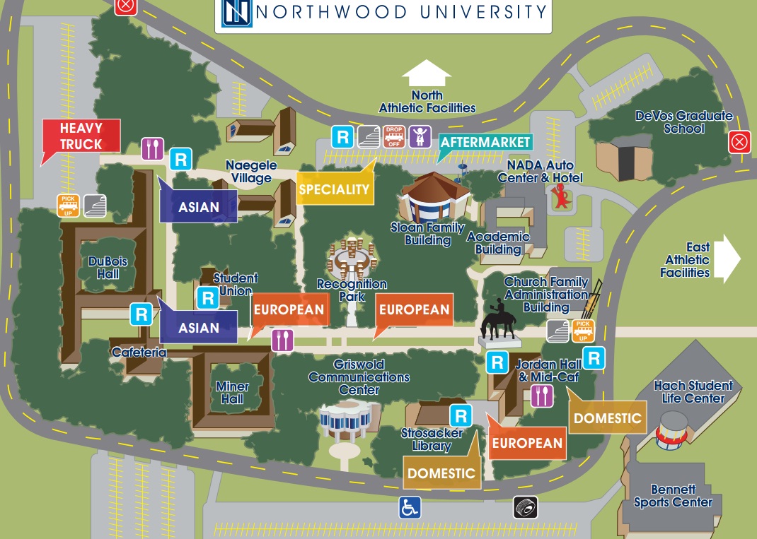 Northwood University Campus Map | Boston Massachusetts On ...