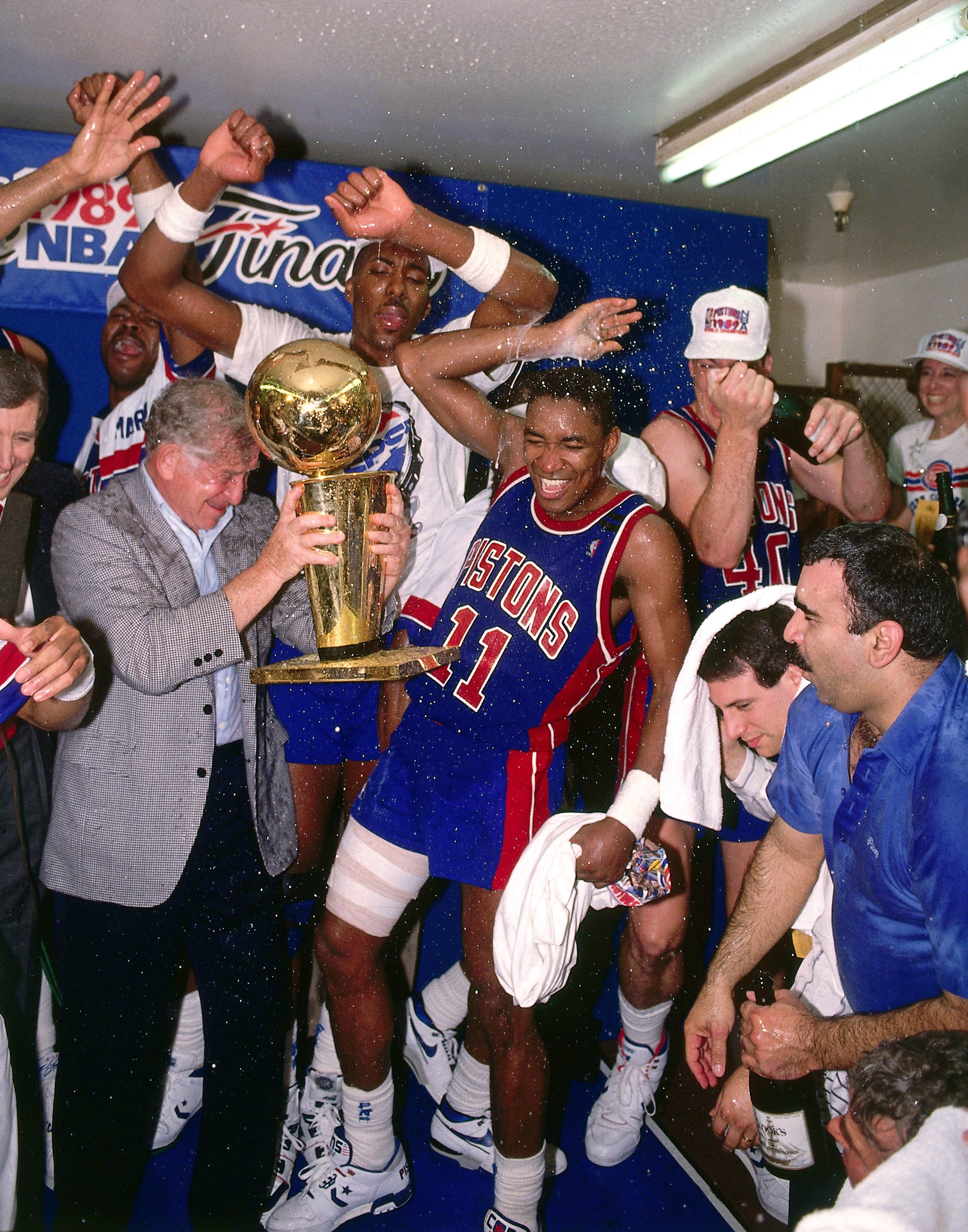 The Bad Boys Capture Back To Back Championships Pistons Fans Players Remember The Team S Golden Years Cbs Detroit