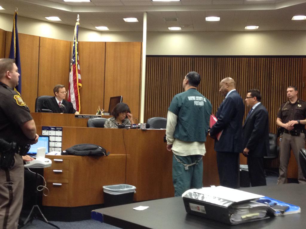 Bassel Saad appears in court for sentencing on March 13, 2015. (credit: Mike Campbell/WWJ Newsradio 950)