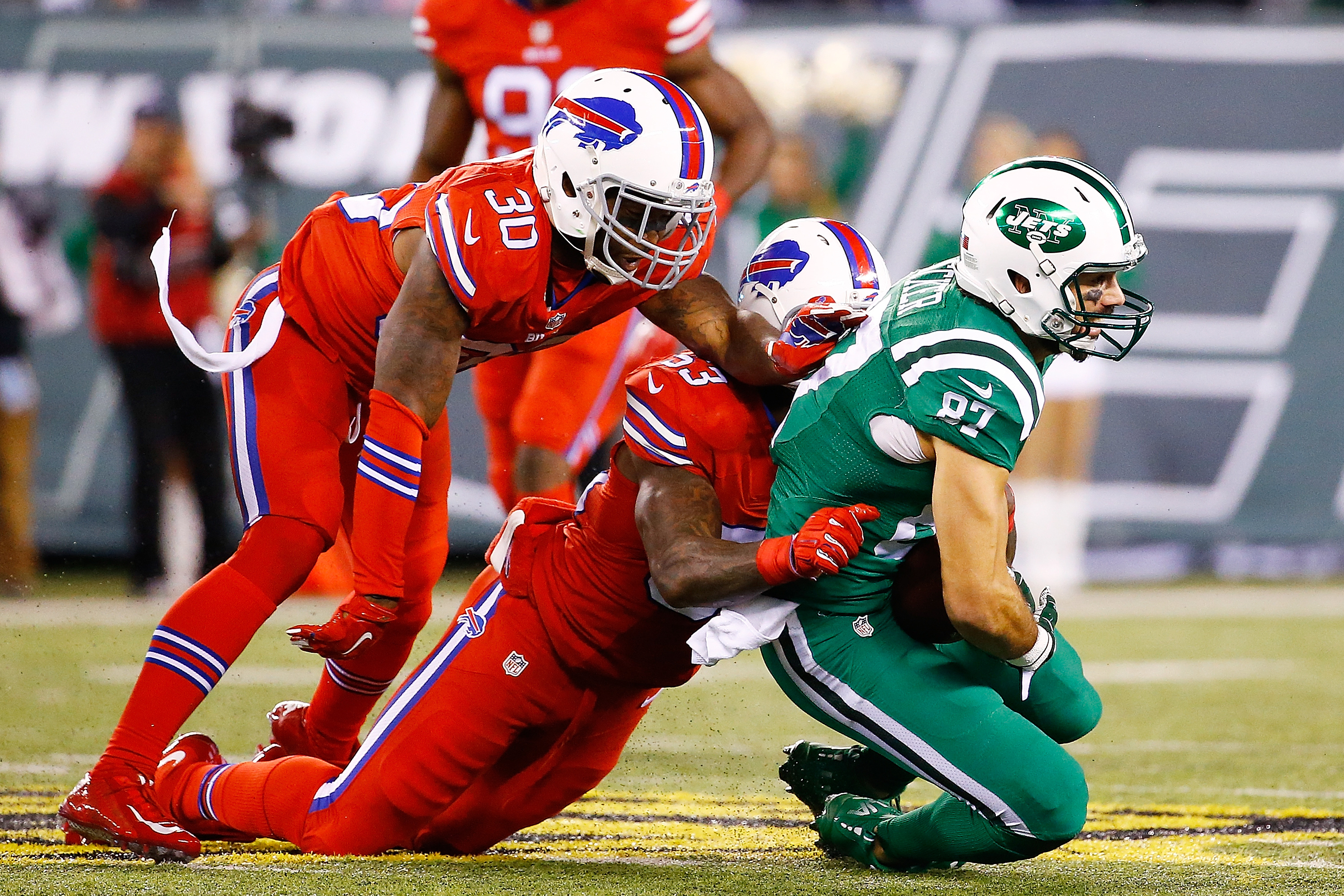 Bright And Bold: Bills-Jets Wearing 'Color Rush' Uniforms – CBS ...
