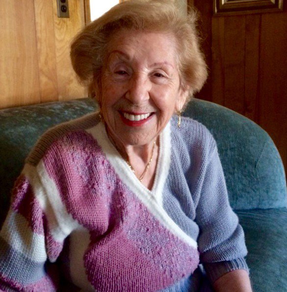 89 year old Holocaust survivor, Hermina Hirsch of Southfield wants to sing the National Anthem at a Detroit Tigers game. She lost her parents and three brothers to the Nazis. (credit: Roberta Jasina/WWJ)