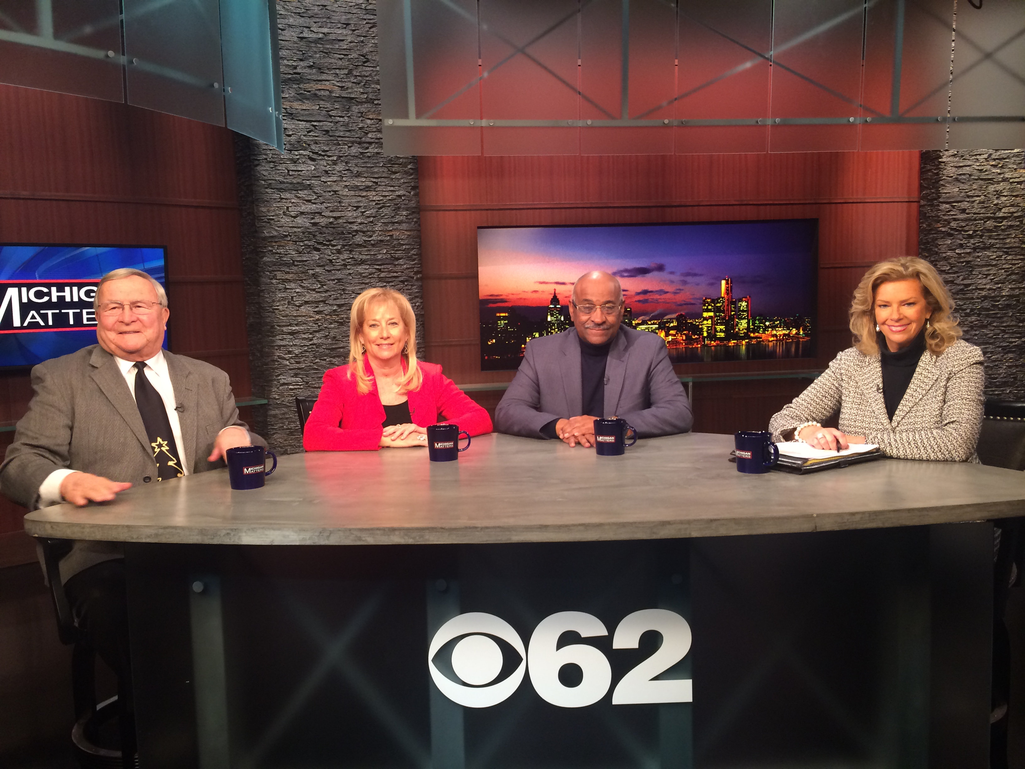 L. Brooks Patterson, Denise Ilitch and Charlie Beckham appear with Carol Cain on "Michigan Matters" and discuss prospects of the presidential recount of votes in Michigan. (credit: JuWan Graham/CBS 62)
