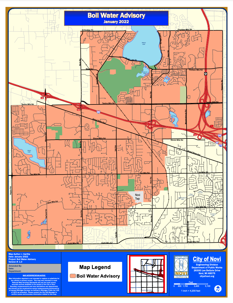 Update: Boil Water Advisory Issued In Novi - CBS Detroit