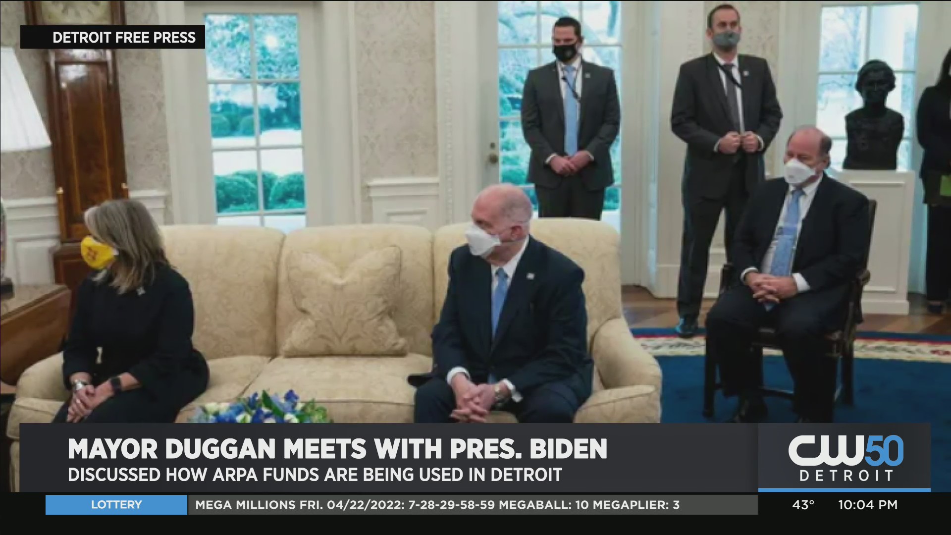 Mayor Duggan Meets With President Biden At White House On Monday