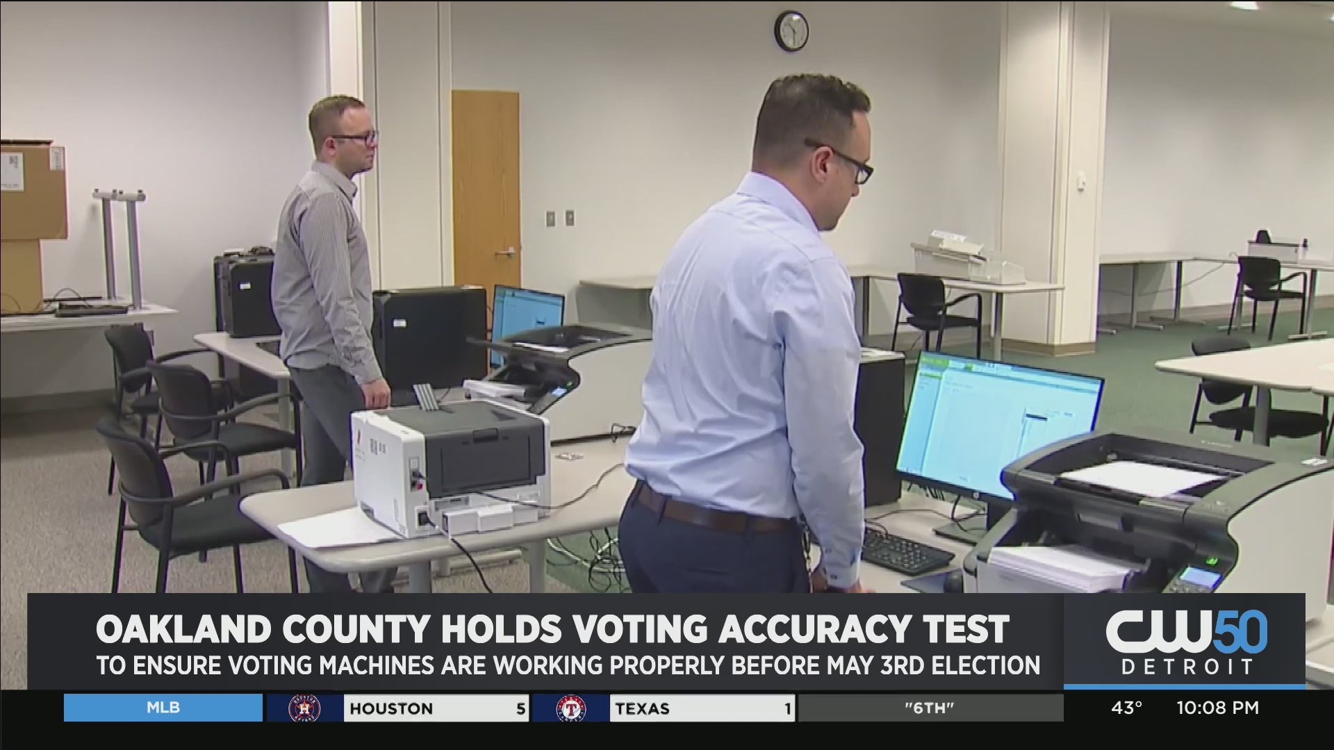 Oakland County Clerk Runs Equipment Test To Ensure Accuracy For May 3 Election