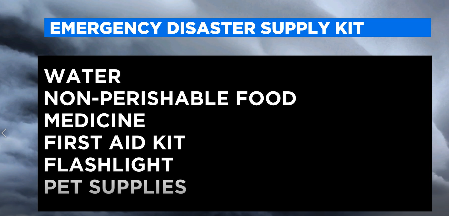 Emergency Supply List