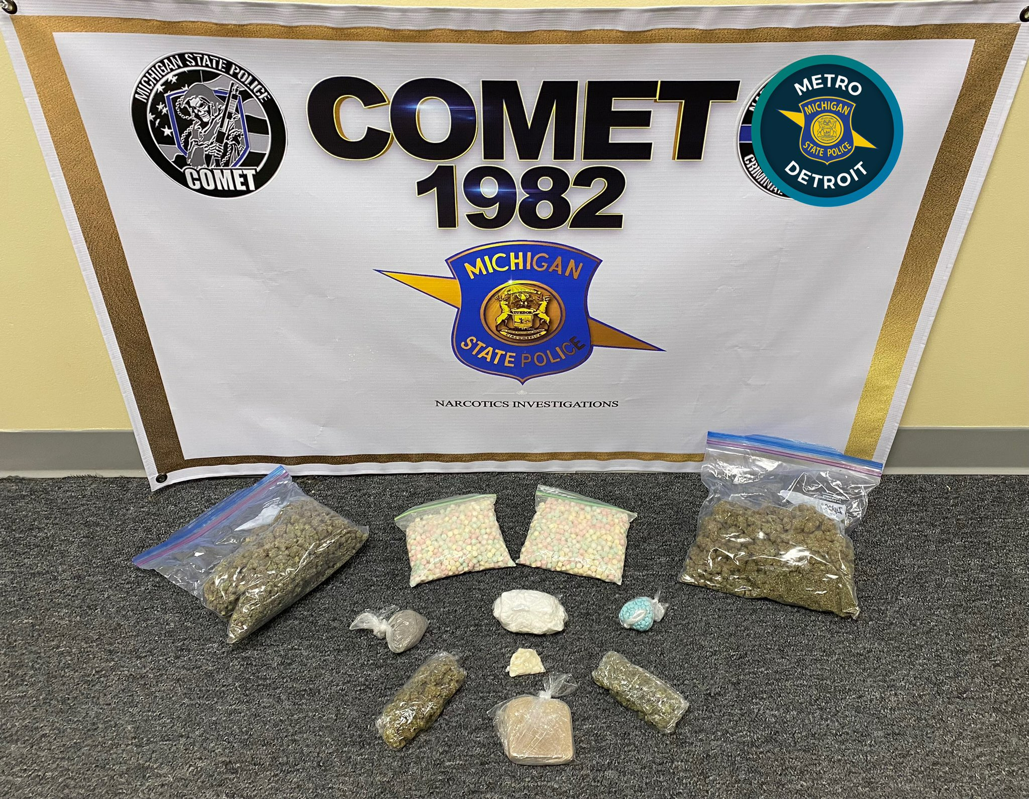 State Police Seize More Than $100K Worth Of Drugs, Arrest 3 In Detroit